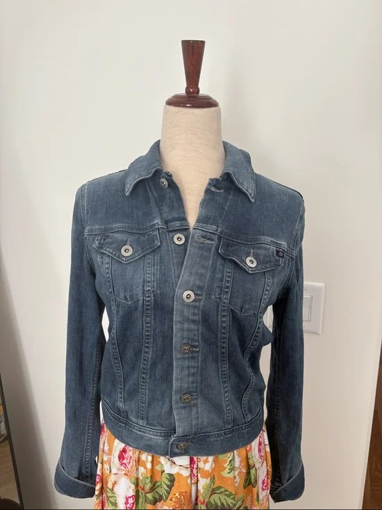 AG Adriano Goldschmied Denim Jean Jacket - Picture 9 of 12